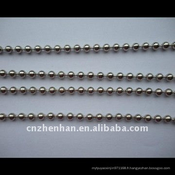 Chaîne à perles à billes en acier inoxydable - 4.5mm Chaîne en métal - Accessoires à rideaux à rouleaux